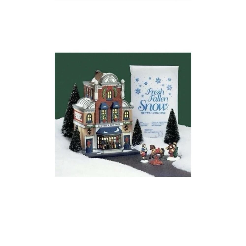 Dept‎ 56 Christmas in the City Scottie’s Toy Shop Gift Set 10pc Retired 58924